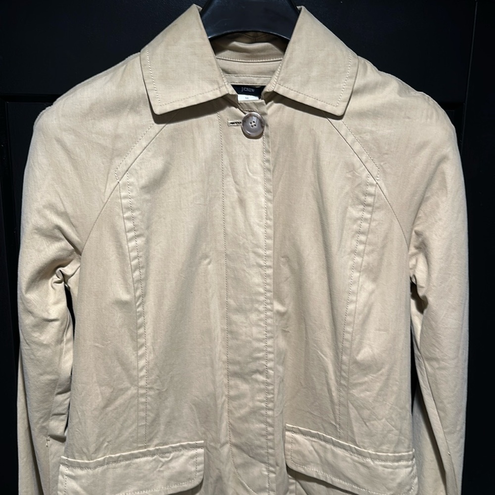 J. Crew, Classic Trench coat, Tan, Size Extra Small, Women’s, Used